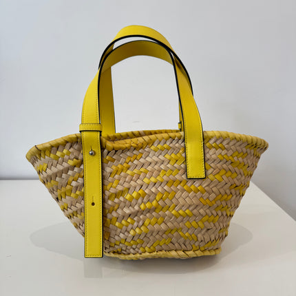 Sac panier Loewe jaune pm