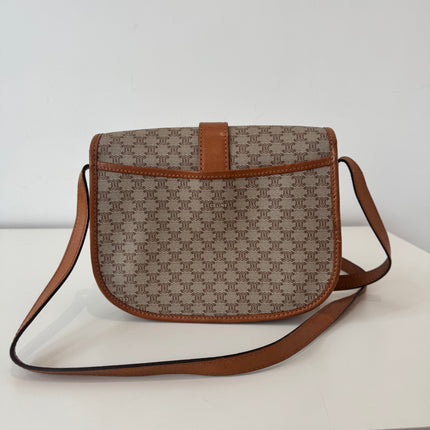 Sac Celine Beige Macadam bandoulière