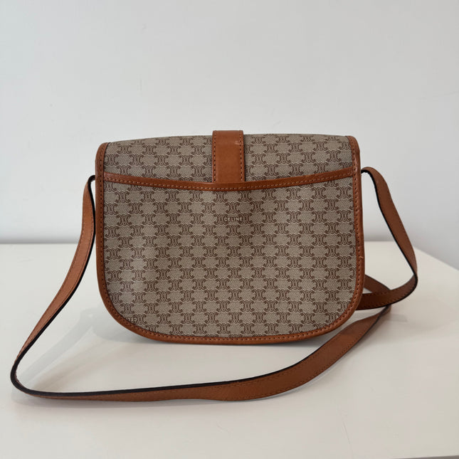 Sac Celine Beige Macadam bandoulière