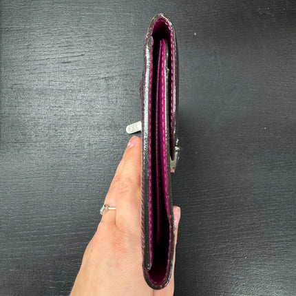 Portefeuille Eugenie Louis Vuitton Épi Cassis