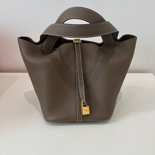 Sac Hermes Picotin 22 Étoupe