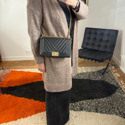 Sac Chanel Boy chevrons médium