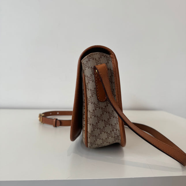 Sac Celine Beige Macadam bandoulière