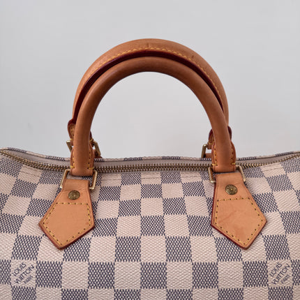 Sac Louis Vuitton Speedy 30 damier azur
