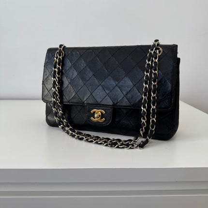 Sac Chanel Vintage Timeless 25cm Noir rabat droit