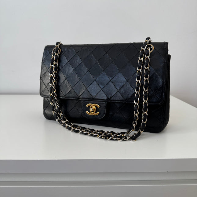 Sac Chanel Vintage Timeless 25cm Noir rabat droit