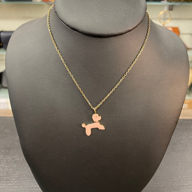 Collier Dior Vintage Chien