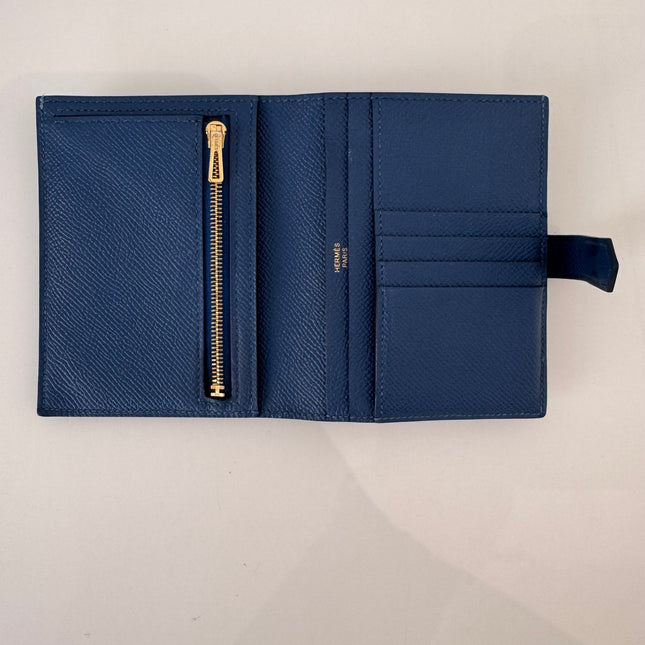 Portefeuille Hermès Béarn Compact verso