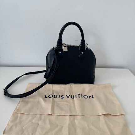 Sac Louis Vuitton BB Alma Cuir Épi Noir