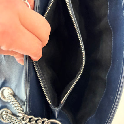 Sac Saint Laurent Loulou Medium Marine
