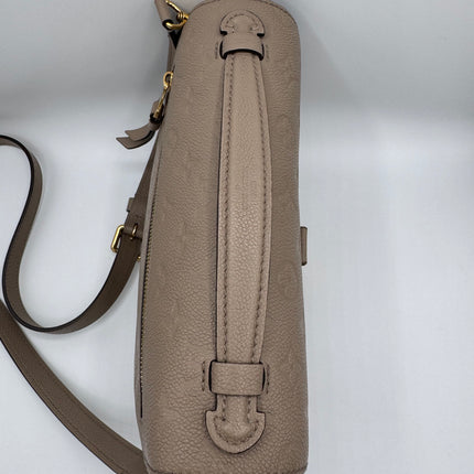 Sac Louis Vuitton Métis Cuir Empreinte tourterelle