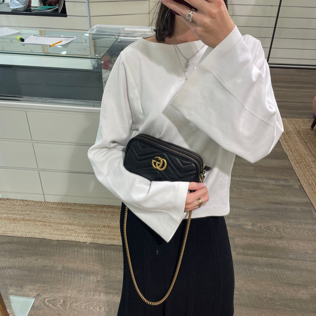 Sac Gucci GG Marmont Triple Zip