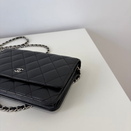 Sac Chanel Wallet on Chain classique Noir Cuir d’agneau