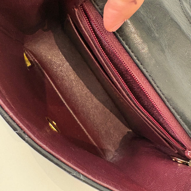 Sac chanel mini square noir