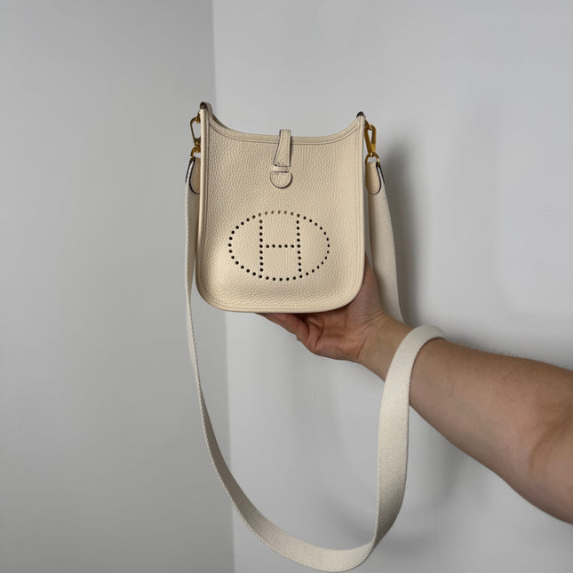 Sac Hermès Evelyne 16 craie
