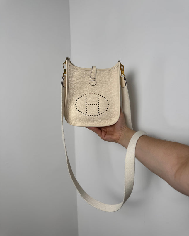 Sac Hermès Evelyne 16 craie