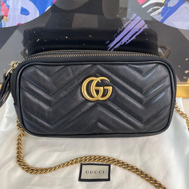 Sac Gucci GG Marmont Triple Zip