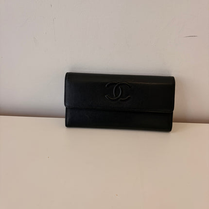 Portefeuille Chanel noir