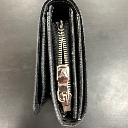 Portefeuille Louis Vuitton cuir épi noir