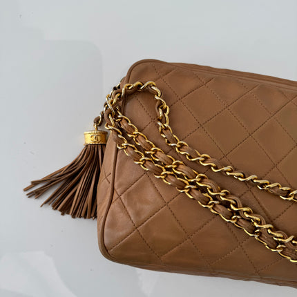 Sac Chanel Caméra Caramel bandoulière