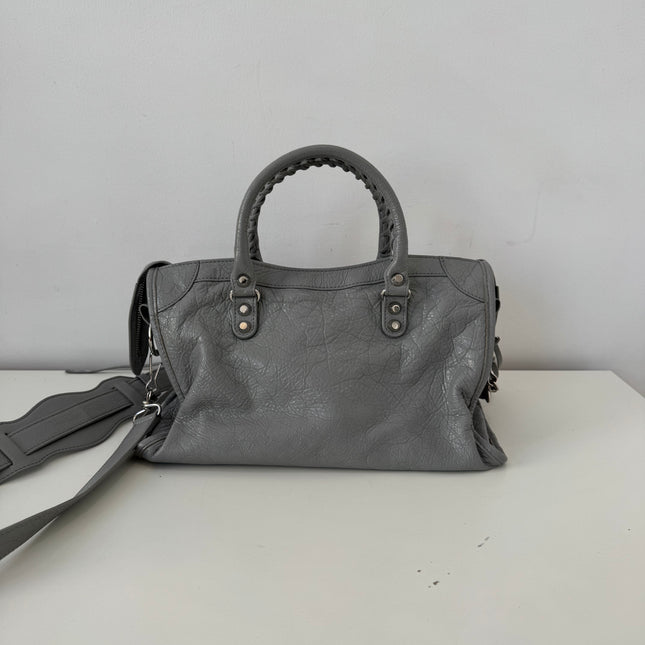 Sac Balenciaga City Small Gris souris