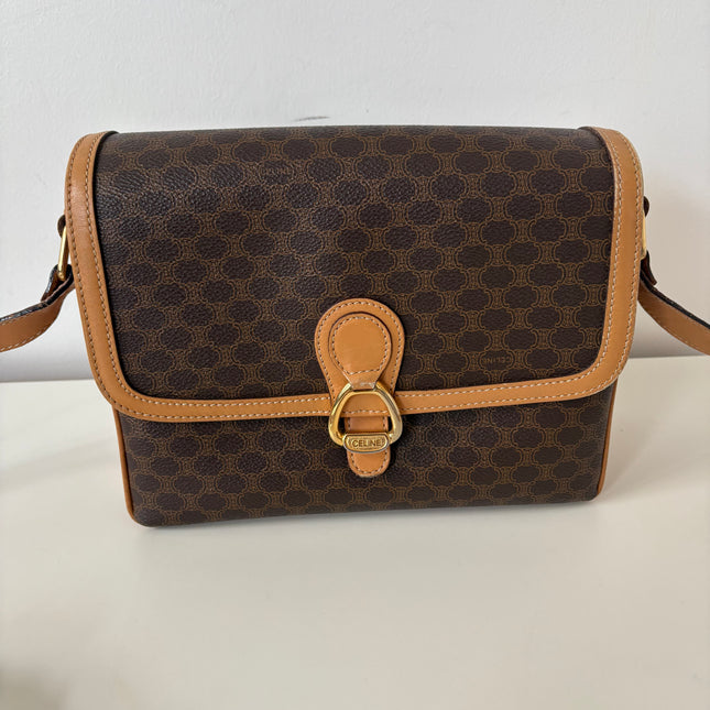 Sac Céline bandoulière toile Macadam