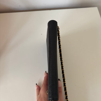 Sac Chanel Wallet On Chain Noir vintage