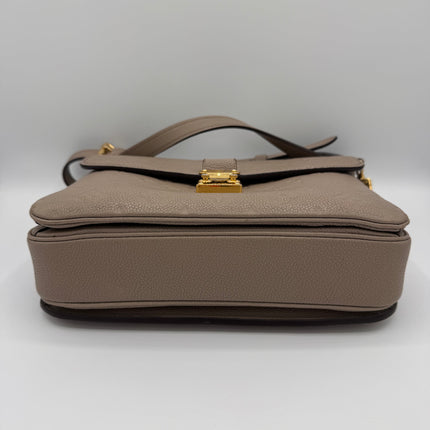 Sac Louis Vuitton Métis Cuir Empreinte tourterelle