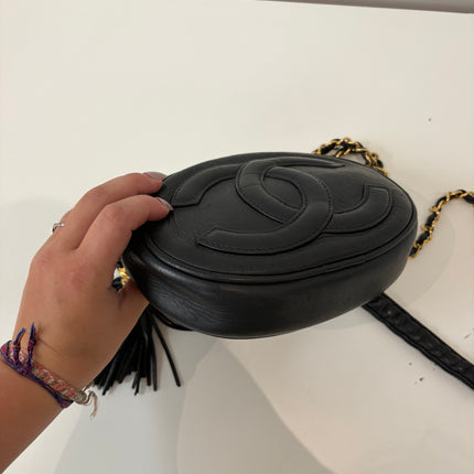 Sac Chanel Caméra Ovale Noir