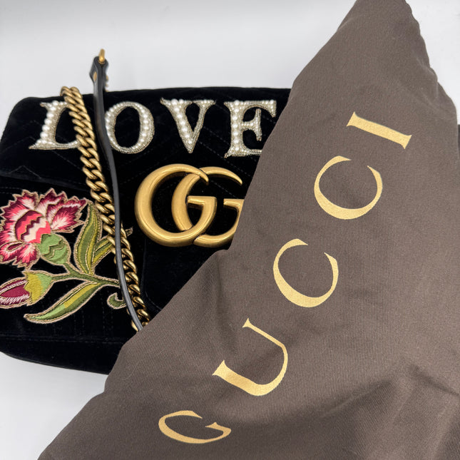 Sac Gucci Grand Marmont Velours Loved