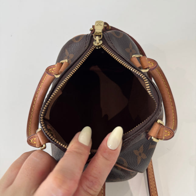 Sac Louis Vuitton Nano Speedy Monogram
