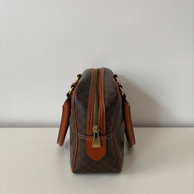 Sac Céline boston toile macadam vintage