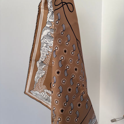 Bandana Hermès 55cm Les canyons étoiles