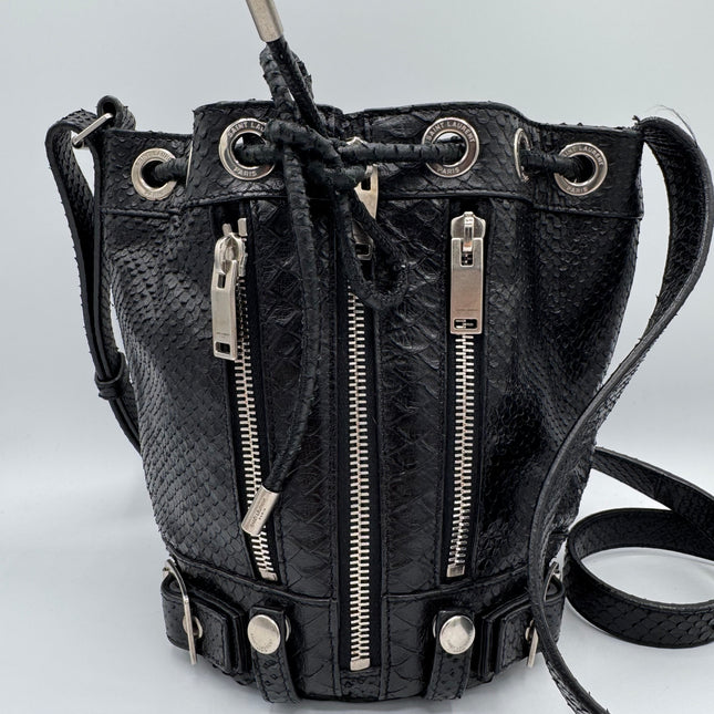 Sac Saint Laurent Rider Python