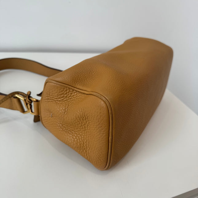 Sac baguette Prada bronze