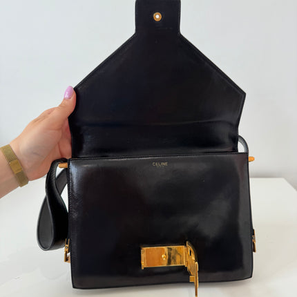 Sac Celine Vintage Épaule fermoir calèche