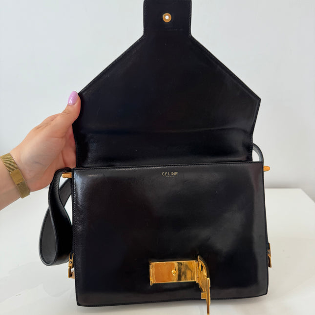 Sac Celine Vintage Épaule fermoir calèche