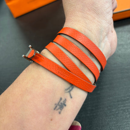 Bracelet Behapi Triple Tour Hermès T2