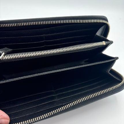 Portefeuille Prada noir