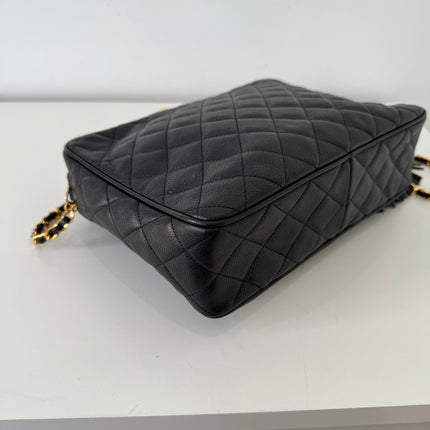 Sac Chanel Caméra GM Cuir Caviar Noir