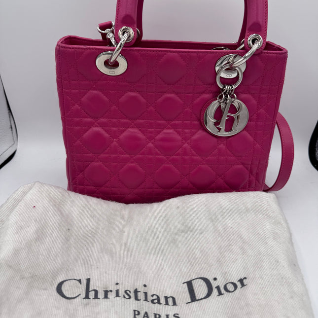 Sac Dior Lady Dior Medium Rose