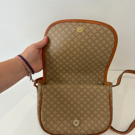 Sac Celine Macadam Beige