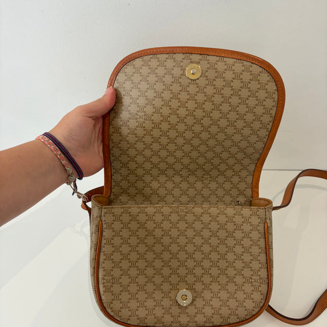 Sac Celine Macadam Beige