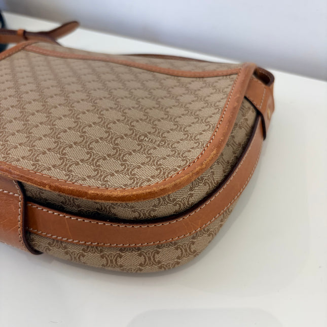 Sac Celine bandoulière toile macadam