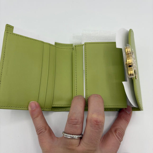 Portefeuille Céline triomphe vert sauge