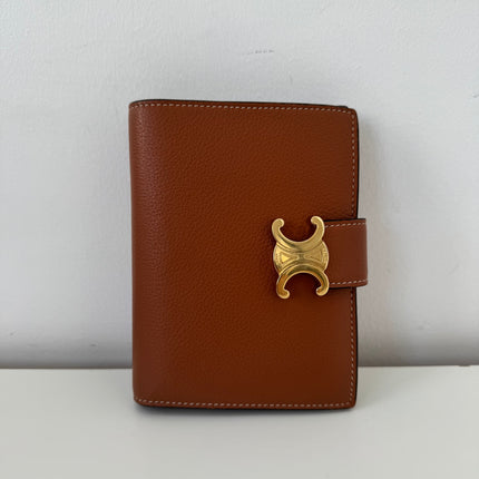 Portefeuille Celine Triomphe Moyen Tan