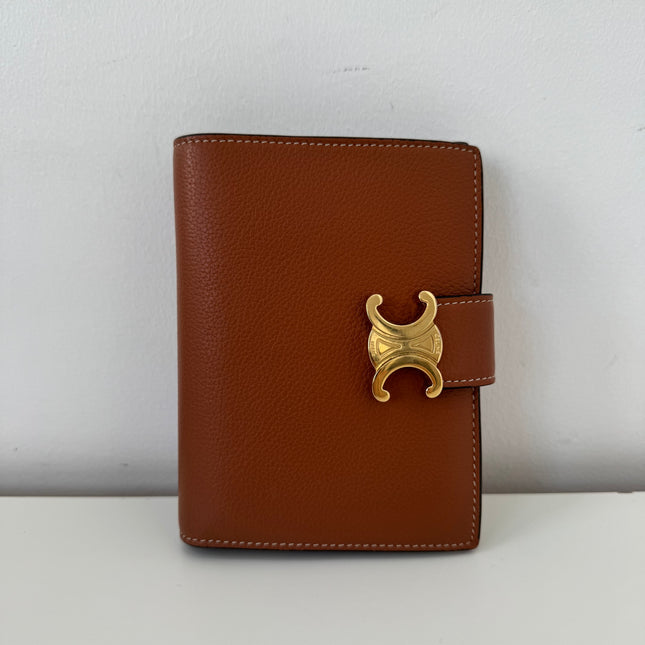 Portefeuille Celine Triomphe Moyen Tan