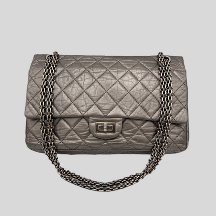 Sac 2.55 Chanel Grand Argent