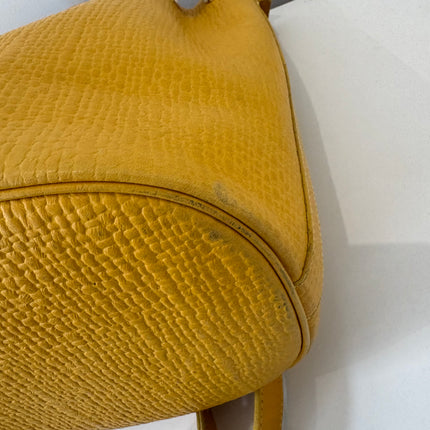 Sac Courrèges seau vintage Jaune