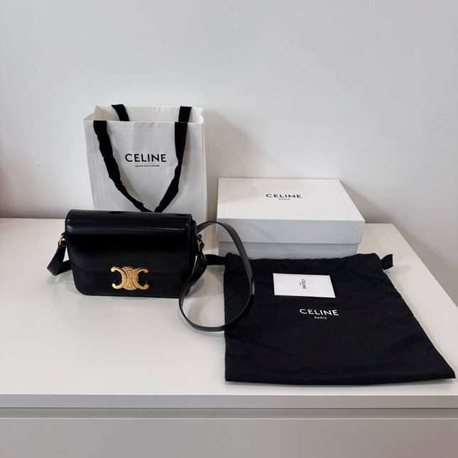 Sac Celine Triomphe Teen noir